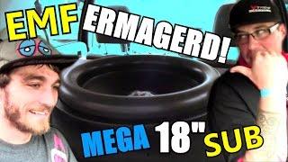 HUGE Ermagerd Subwoofer w/ Tony's Single Sundown NS1 Bass Amp | Crazy EMF Car Audio Demo