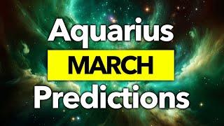 AQUARIUS - The Best Month of the Year! You Can't Be STOPPED! | March 2025 Tarot Reading