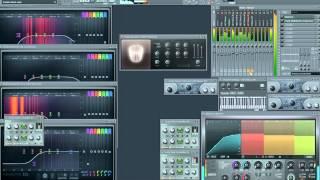 Fl studio - Mastering Before and after example.