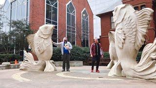 The Unusual Roadside Oddities of Charlotte North Carolina - Winter 2022 RoadTrip / Retro Dairy Queen