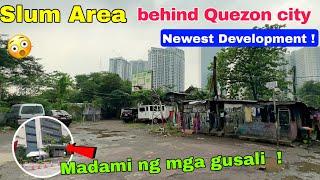 Slum Area behind Quezon City Newest Central Business District ! Vertis North Dec 2024