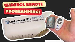 Gliderol GTS Optima Remote Programming TM305c & TM390+