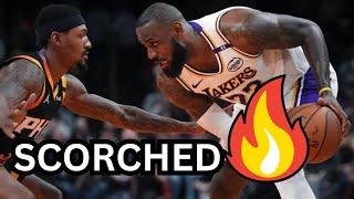 Lakers got 3RD DEGREE BURNS from the SUNS!!!