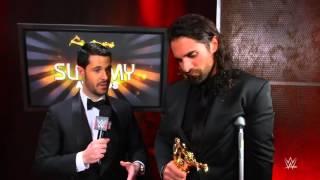 Seth Rollins reacts on winning Superstar of the Year