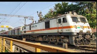 130 kmph HWH WAP7 With Dhanbad Howrah Coalfield SF Express.