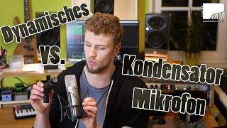 Dynamisches vs. Kondensatormikrofon | Wie klingt welches Studio Mikrofon?