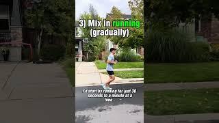 How to Start Running from Ground Zero