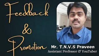 Video Byte from Mr. T.N.V.S Praveen (Youtuber : T N V S Praveen)