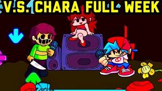 Friday Night Funkin' - V.S. Chara FULL WEEK - FNF Mods