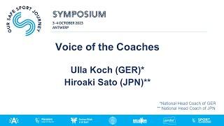 Voice of the Coaches   Ulla Koch and Hiroaki Sato FULL