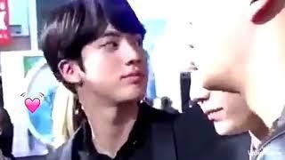 Jung Kook falls in love with Jin's neck & Shoulders 