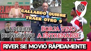 Gallardo Quiere Traer Otro 9 River se movió rápidamente Borja vino a entrenarse