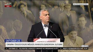 Orbán Viktor ünnepi beszéde a Millenárison - HÍR TV