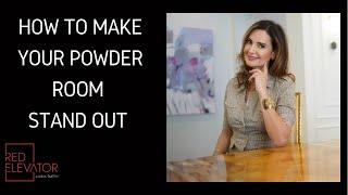 BEST POWDER ROOM TRENDS FOR 2021| RED ELEVATOR | NINA TAKESH