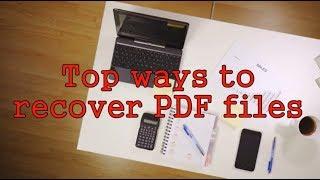 How to Recover PDF files