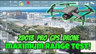 ZD013 Drone vs. Distance : How Far Can It Go? | 5G WiFi Range Test Revealed!