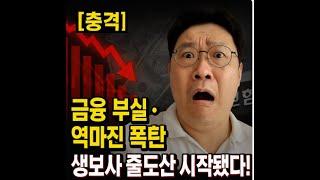 충격] 2025 한국경제 붕괴 시작됐다! – 부동산 폭락·저축은행 도산 도미노. [속보] 연체율 9%, 저축은행 줄줄이 부도! 생보사 5곳 파산 현실화