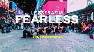 [KPOP IN PUBLIC NYC | TIMES SQUARE] LE SSERAFIM (르세라핌) FEARLESS MMA 2022 VER. Dance Cover by OFFBRND