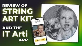  Unboxing IT Arti String Art Kit with us + App Review | Turn Your Photo Into Art! 