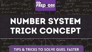 Number System - Beautiful application | Trick Concept | CAT Preparation with Prepzone