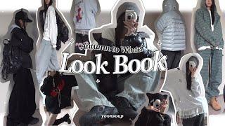 [SUB] 6 Outfit Ideas for Autumn to Winter.⁺ Jacket∙Padded jacket∙Hoodie∙Bag∙Sweatshirt∙Necklace