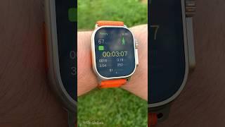 Apple Watch Ultra Replica - Walking Sport Mode Review - GS Ultra 9 Max SmartWatch #shorts #viral