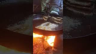 Sizzling Fish Fry on a Winter Night: The Ultimate Wood Fire Feast #fish