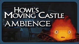 Howls Moving Castle Night Time Kitchen Ambience with Crackling Calcifer Fire