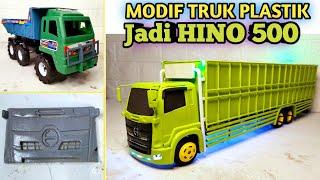 Cara modif truk plastik pakai 3D printing menjadi HINO 500 long sasis (Truk Plastik)