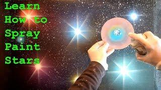 Beginners Spray Paint Art Tutorial - How to Make Stars