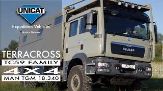 UNICAT Expedition Vehicle Terracross TC59 Family MAN TGM 18.340 4x4 CC