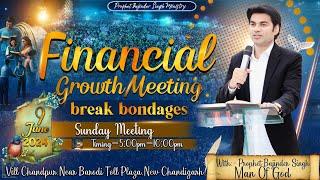 PROPHET BAJINDER SINGH MINISTRY 09 JUNE SUNDAY EVENING CHURCH NEW CHANDIGARH MEETING LIVE