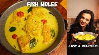 Kerala Style COCONUT FISH CURRY Recipe | Easy & Delicious FISH MOLEE Recipe | Fish Molly