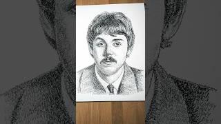 Paul McCartney #WordArt #thebeatles #art #xyz #micrography #fanart