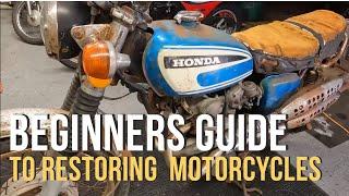 Beginners Guide to Restoring Vintage Motorcycles #motorcyclerewind #vintagemotorcycles