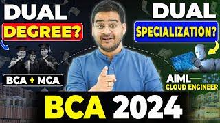 Best BCA Course?Dual Degree vs Dual SpecializationBCA+MCA Dual Degree #bca #mca #dualdegree #2024