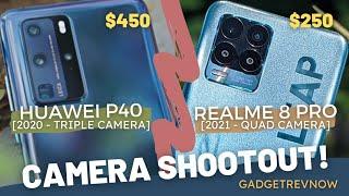 Realme 8 Pro vs Huawei P40 camera comparison! Who will win?