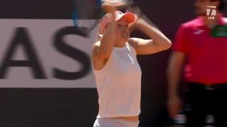 COMPILATION: PUTINTSEVA ACTING CRAZY VS  ŚWIĄTEK | ITALIAN OPEN R32 MAY 11, 2024