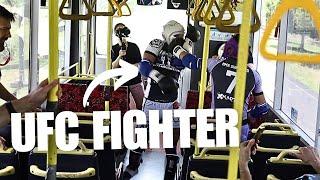 All Out Fight against a UFC Fighter on a Bus Ride!