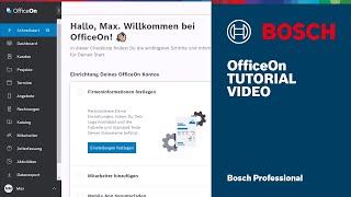 OfficeOn – Die einfache Handwerkersoftware | Tutorial