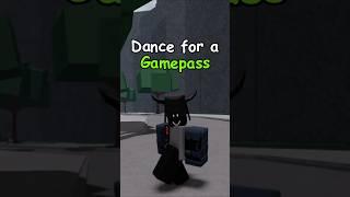 Dance for a Gamepass in TSB #thestrongestbattlegrounds #roblox #tsb #aureoix