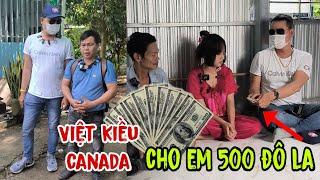 BẤT NGỜ - Việt kiều canada về thăm nhà thiếu nữ Quỳnh Anh và cho số tiền lớn