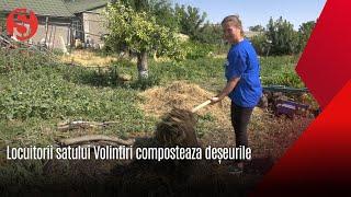 Locuitorii satului Volintiri composteaza deșeurile. Mai mulți gospodari și-au amplasat lăzi