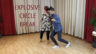 Cool circle break in swing dancing with fun solo exercise