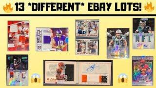 13 *Different* eBay Football Card Lots! Opening Them ALL!