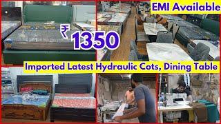 EMI Facility | Hyderabad Furniture Online Shopping | Cushion Model Cots | Marble Dining Tables