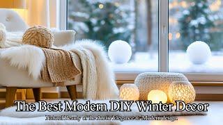 The Best Modern DIY Winter Decor Trends for 2024-2025: Home Decor Ideas with Arctic Elegance