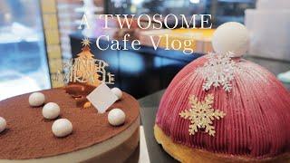 Here is your Christmas cakeKorean Cafe Vlog#41