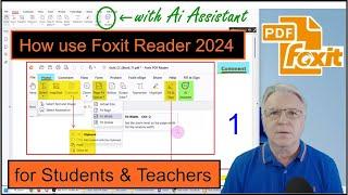 Best Free pdf reader - Foxit Reader for Beginners