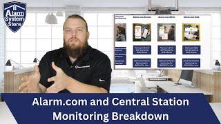 Alarm.com and Central Station Monitoring breakdown